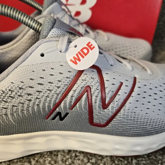 New Balance Unisex 520 V8 W520RG8 Gray White Running Shoes Sneakers SZ10 4E Wide