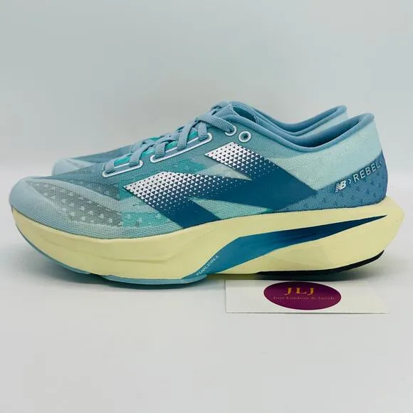 New Balance Women's FuelCell Rebel v4 Running Shoes Quarry Blue WFCXCH4 Size 8