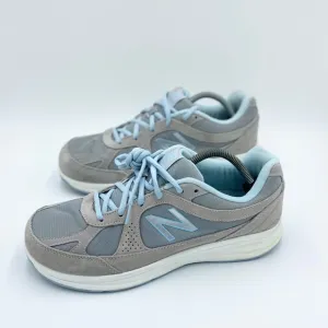 New Balance Womens Ww877sb Silver Walking Shoes Size 11 (Wide) (3561654)