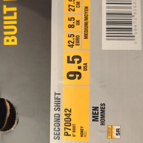 NEW. Caterpillar Second Shift Work Boots