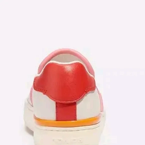 NEW - Coach Sneakers Women's Size 5.5 Wells Rainbow Slip-On Shoe