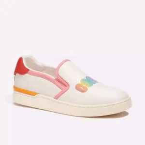 NEW - Coach Sneakers Women's Size 5.5 Wells Rainbow Slip-On Shoe