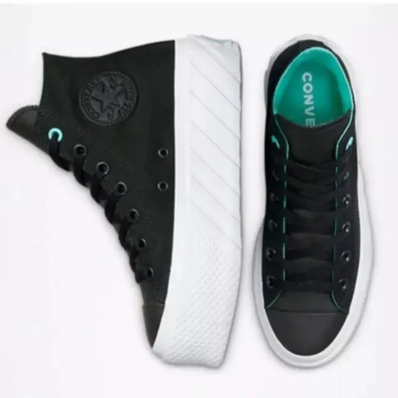 NEW Converse Chuck Taylor All Star Lift 2X Hi - Women Shoes Platform CTAS - Blac