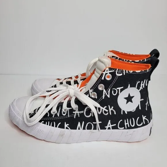 New Converse Not A Chuck Sneakers Canvas 70 High UNT1TL3D Black 10