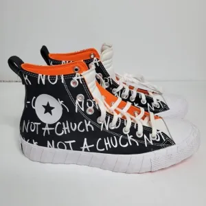 New Converse Not A Chuck Sneakers Canvas 70 High UNT1TL3D Black 10