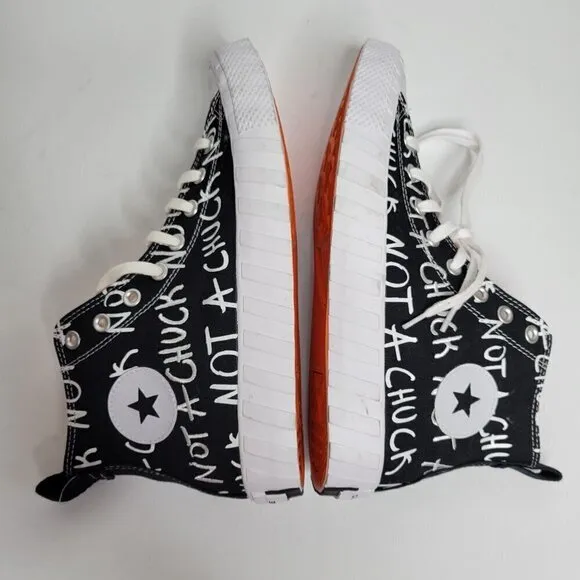 New Converse Not A Chuck Sneakers Canvas 70 High UNT1TL3D Black 10