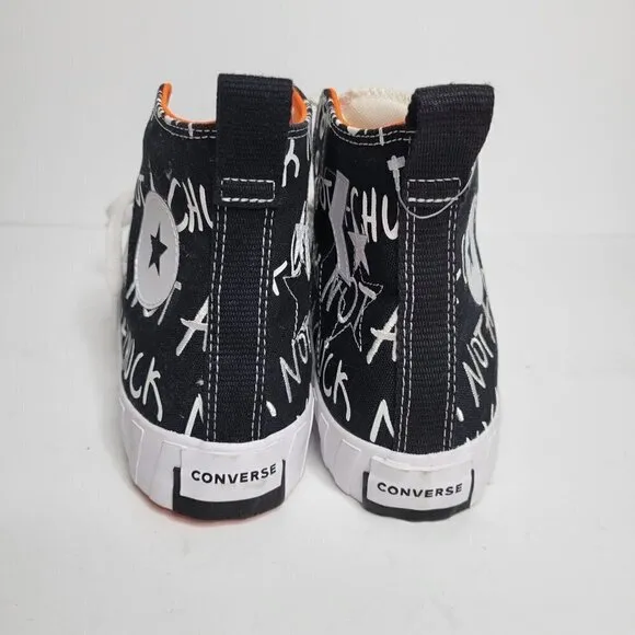 New Converse Not A Chuck Sneakers Canvas 70 High UNT1TL3D Black 10