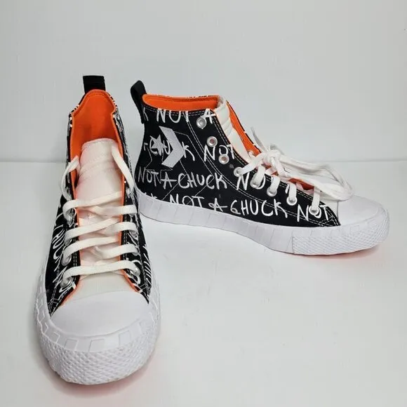 New Converse Not A Chuck Sneakers Canvas 70 High UNT1TL3D Black 10