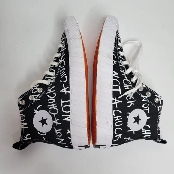 New Converse Not A Chuck Sneakers Canvas 70 High UNT1TL3D Black 10