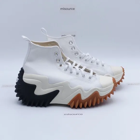 NEW Converse Run Star Motion Hi Platform Sneakers 171546C White/Black