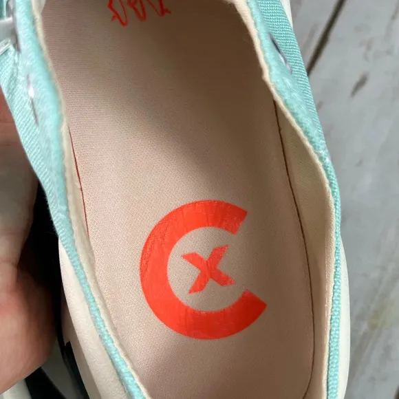 New Converse Run Star Motion Low Platform Water Droplets Green Sneakers