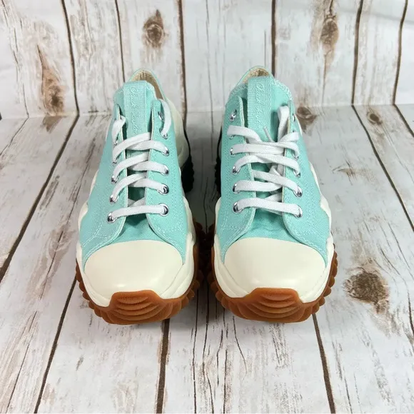 New Converse Run Star Motion Low Platform Water Droplets Green Sneakers