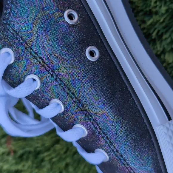 NEW Converse Special Edition Iridescent Oil Spill Eva Lift OX Platform Sneakers