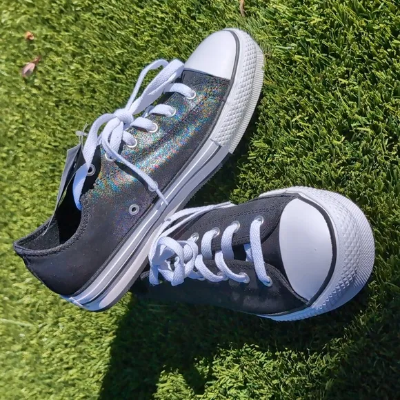 NEW Converse Special Edition Iridescent Oil Spill Eva Lift OX Platform Sneakers