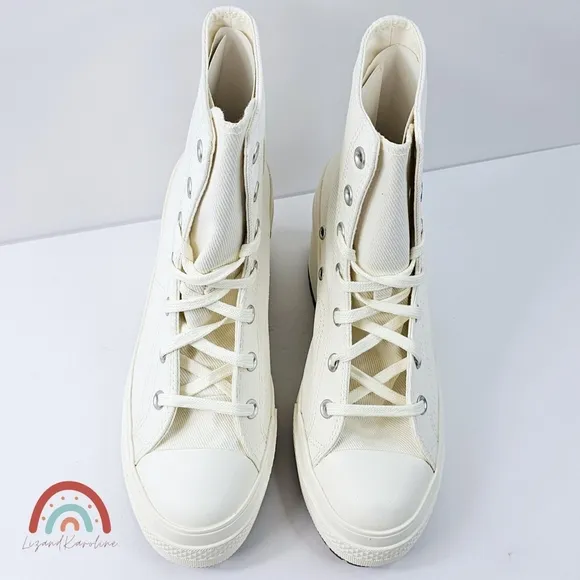 New! Converse Women's Chuck 70 De Luxe Platform Chunky Heeled Sneaker High Top