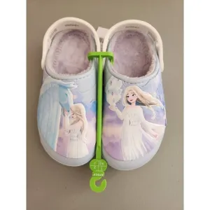NEW Crocs Disney Slippers Frozen Lined Clogs Elsa Shoes for Girls/Boys Size J3