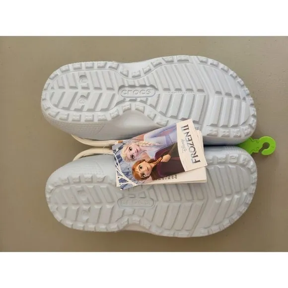 NEW Crocs Disney Slippers Frozen Lined Clogs Elsa Shoes for Girls/Boys Size J3