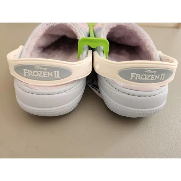 NEW Crocs Disney Slippers Frozen Lined Clogs Elsa Shoes for Girls/Boys Size J3