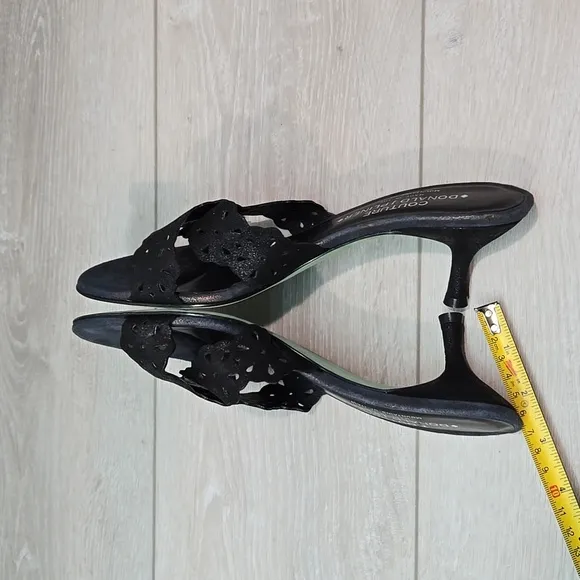 NEW Donald J Plinner Women Couture Leather Heels Sandals shoes sz 8M