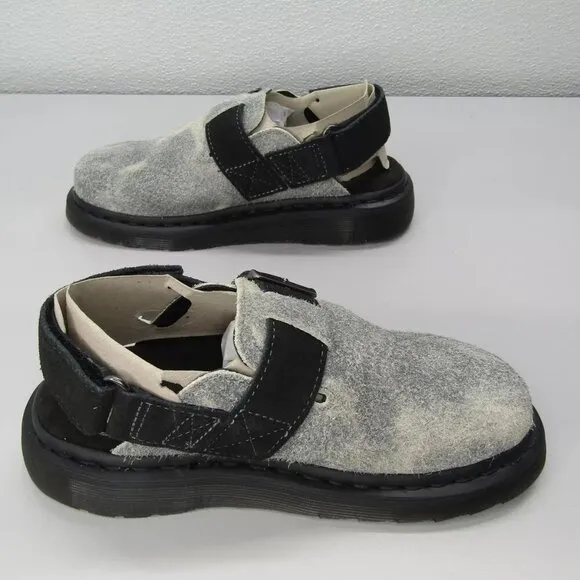 NEW DR. MARTENS Unisex Jorge II Slingback Mule Slip On Shoes Stonewash US M4/W5