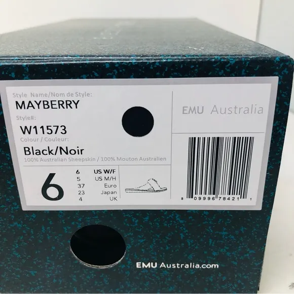 New EMU Sheep Skin Fur House Shoes