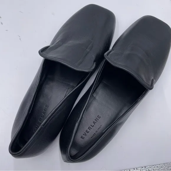 NEW Everlane Black Leather Day Loafer in Size 11