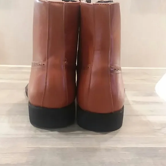 New Fashion Classic Ankle Formal Work boots Men Leather Size 9.5