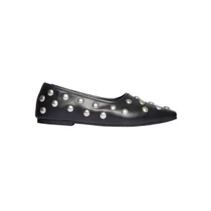 NEW FREDA SALVADOR women's jessie ballet flat in black calf