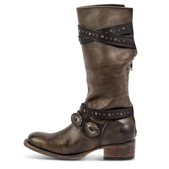 NEW Freebird Garrison Leather Boots size 10 HTF!