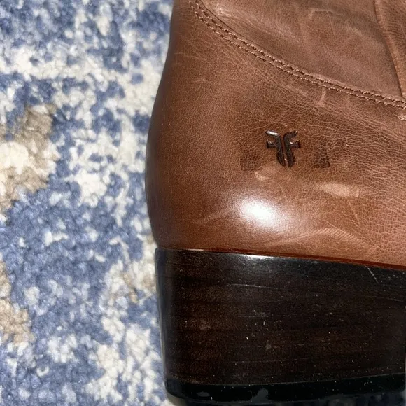 NEW FRYE LEATHER WESTERN BOOTS SIZE 6.5