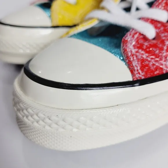 NEW J. W. Anderson Glitter Converse All Star High Top Sneakers Mens 13