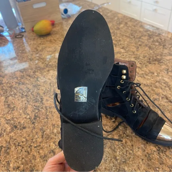 NEW Jeffrey Campbell Slashd Cap boots