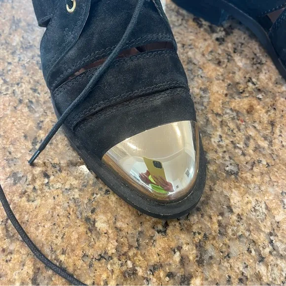 NEW Jeffrey Campbell Slashd Cap boots