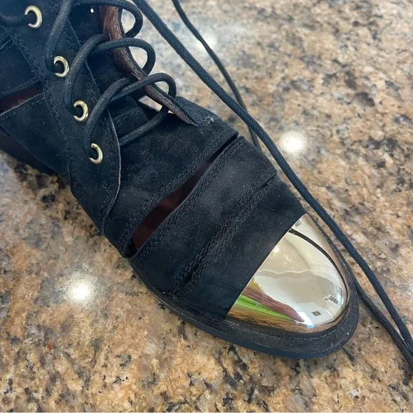 NEW Jeffrey Campbell Slashd Cap boots
