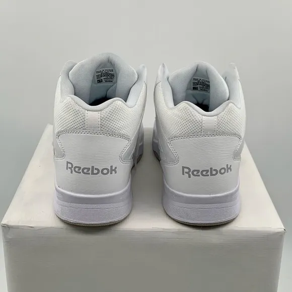 🌹New Listing🌹NWT Reebok Men’s Royal BB4500 Hi 2.0 White Sneakers Shoes