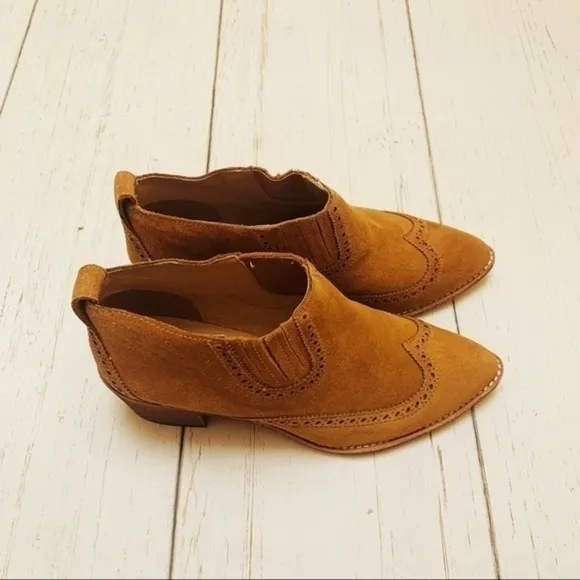NEW Madewell Grayson brogue boots