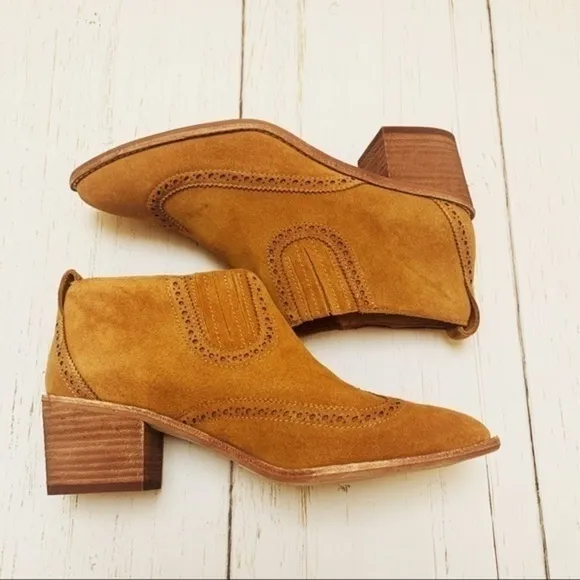 NEW Madewell Grayson brogue boots