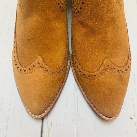 NEW Madewell Grayson brogue boots