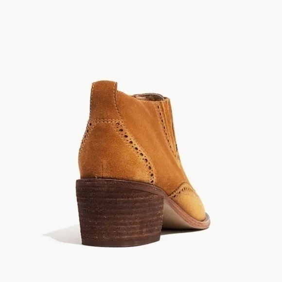 NEW Madewell Grayson brogue boots
