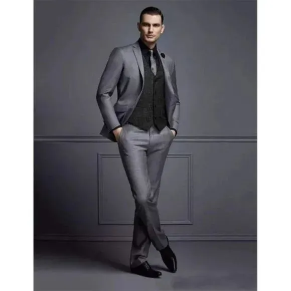 New Men's Casual Vests Lightweight Waistcoat Black