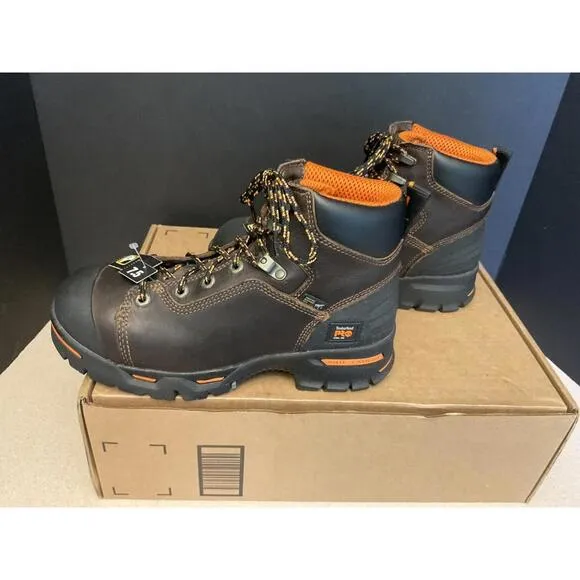 New! Mens Timberland PRO Endurance CSA 6&quot; Steel Toe Work Boots. Size 7.5M. Nice!