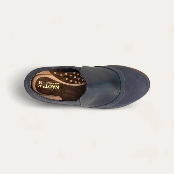 NEW NAOT women's angin slip on shoes - medium in navy velvet