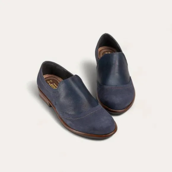 NEW NAOT women's angin slip on shoes - medium in navy velvet