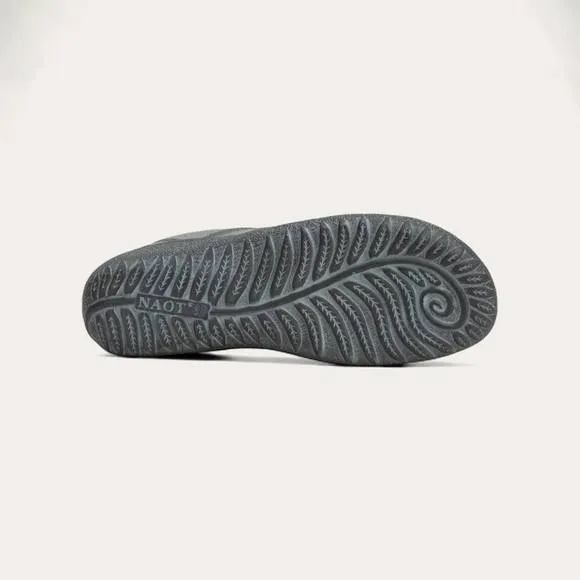 NEW NAOT women's okahu slip on shoes - medium in slate gray knit