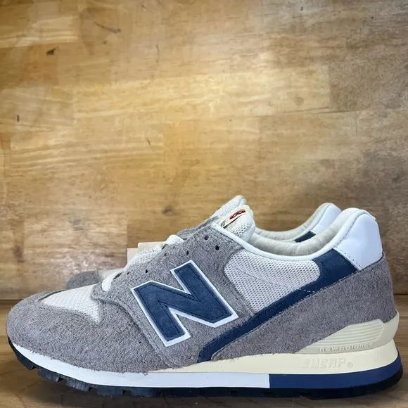 NEW New Balance 996 Made in USA Mens Size 10 Shoes Sneakers Gray Blue