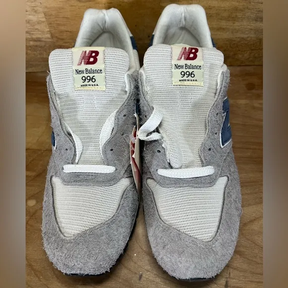 NEW New Balance 996 Made in USA Mens Size 10 Shoes Sneakers Gray Blue