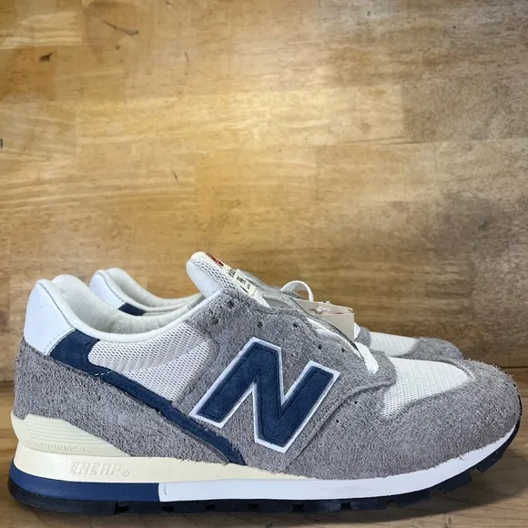 NEW New Balance 996 Made in USA Mens Size 10 Shoes Sneakers Gray Blue