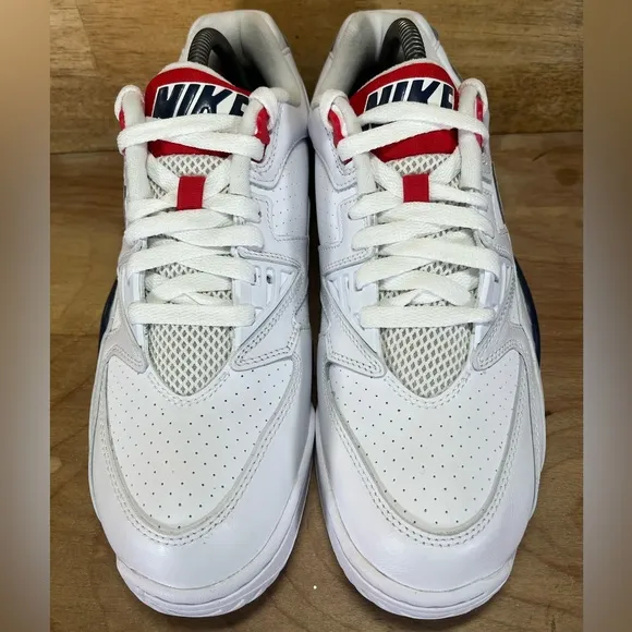 NEW Nike Air Cross Trainer 3 USA BO JACKSON Mens Sz 8.5 Shoes Sneakers White