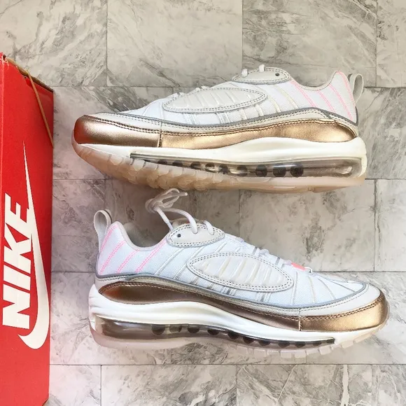 NEW Nike Air Max 98 Metallic Sneakers
