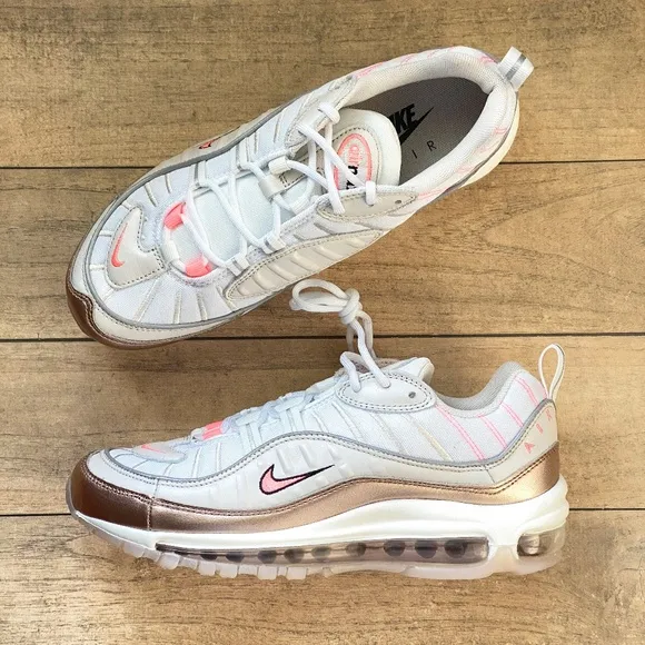NEW Nike Air Max 98 Metallic Sneakers